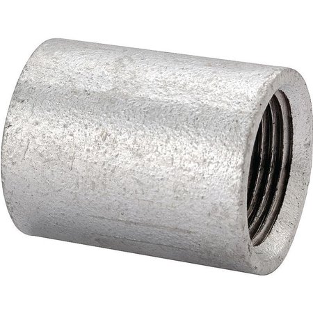 PROSOURCE Merchant Pipe Coupling, 38 in, Threaded, Steel PPGSC-10